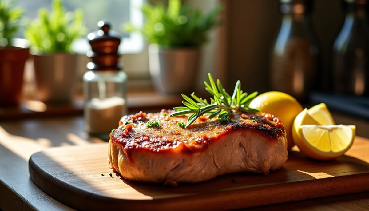 Côte de porc rôtie au four : la recette simple pour une cuisson idéale Côte de porc rôtie au four : la recette simple pour une cuisson idéale
