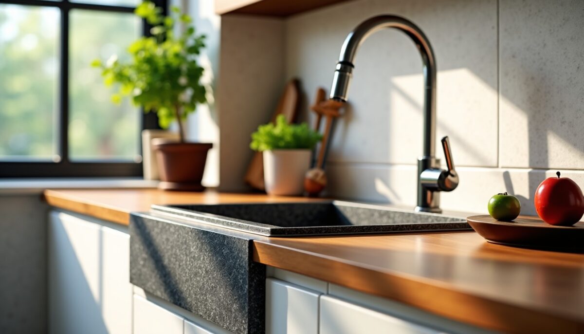 Évier en granit ou en résine : guide pratique pour bien choisir l'essentiel de votre cuisine
