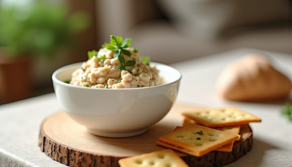 Rillettes de thon et fromage blanc : une recette simple et express pour un apéritif gourmand Rillettes de thon et fromage blanc : une recette simple et express pour un apéritif gourmand