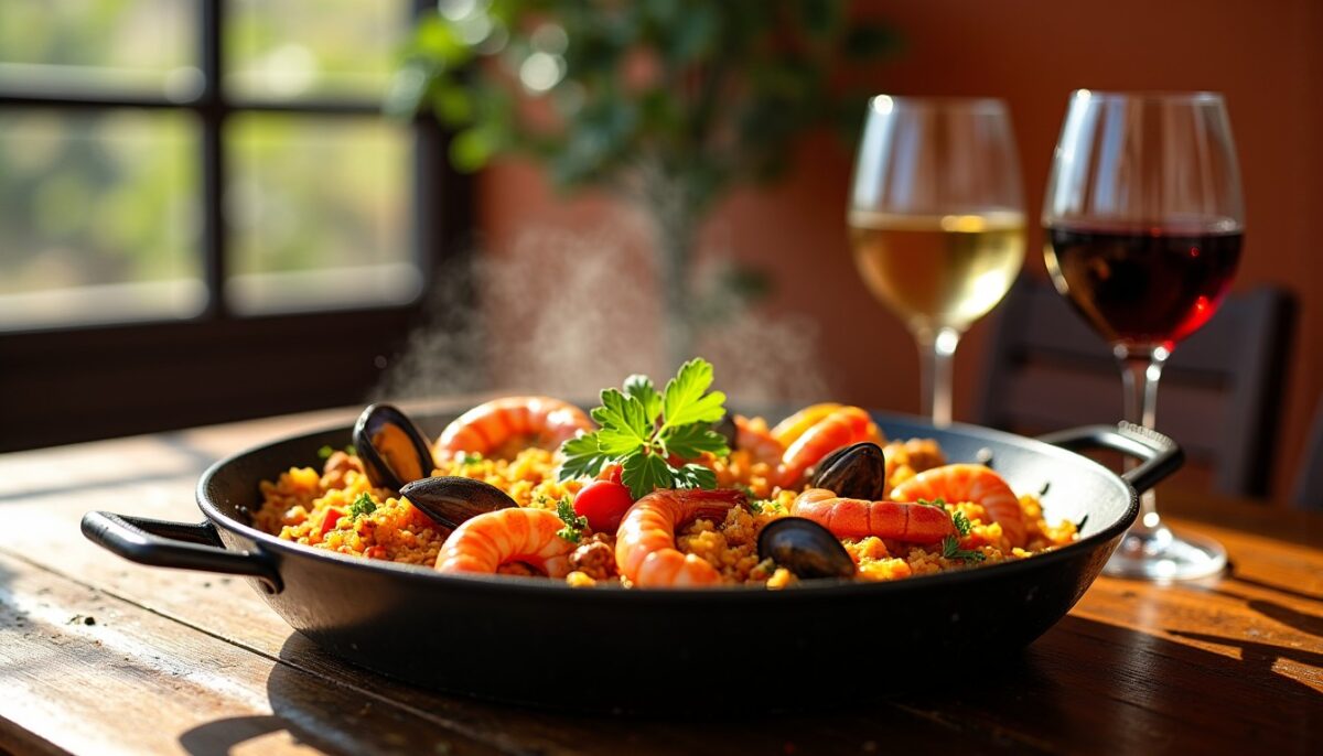 Paella et vin : découvrez l'accord parfait pour sublimer votre repas