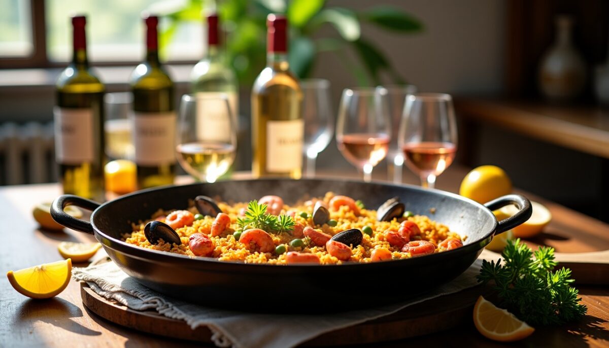 Quel vin choisir pour accompagner une paella : nos accords simples et délicieux